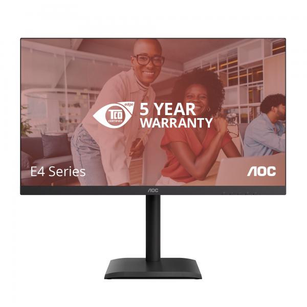 AOC MONITOR 27 LED IPS 4K UHD 16:9 4MS 75hz 400 CDM, PIVOT, DP/HDMI, USB-C, MULTIMEDIALE - immagine prodotto