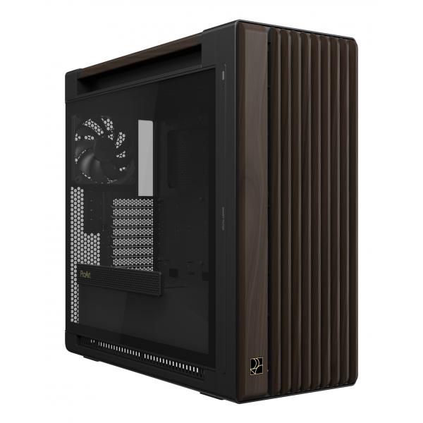 ASUS CASE PROART PA602 WALNUT WOOD TG PWM MODERN BLACK - immagine prodotto