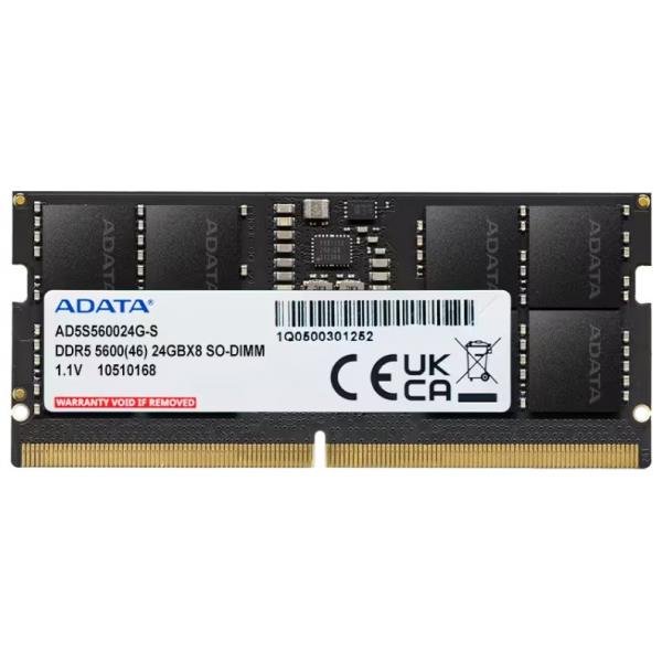 ADATA RAM SO-DIMM 24GB DDR5 5600MHZ 1.1V - immagine prodotto