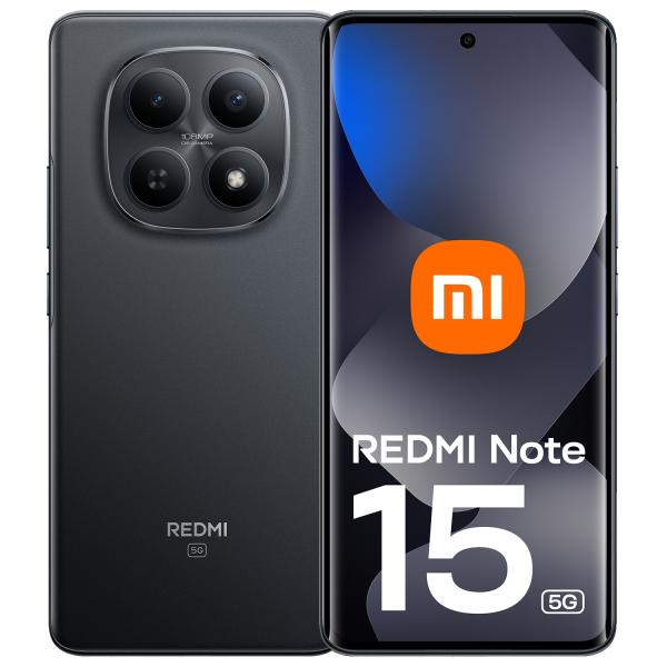 Xiaomi Redmi Note 15 Smartphone - 128 Gb Nero