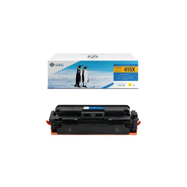 Toner G&g Hp W2032x(415x) Y 6000 Pag