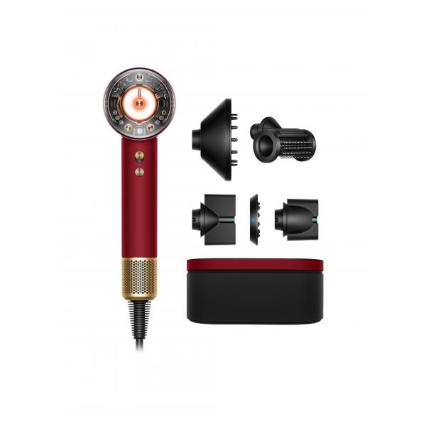Dyson Asciugacapelli Supersonic Nural Hair Dryer 1600W Red Velvet/Gold