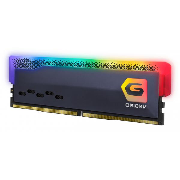 GEIL RAM 16GB DDR5 Orion V RGB-Gray PC5-41600 5200MHz 38-44-44-84 - immagine prodotto