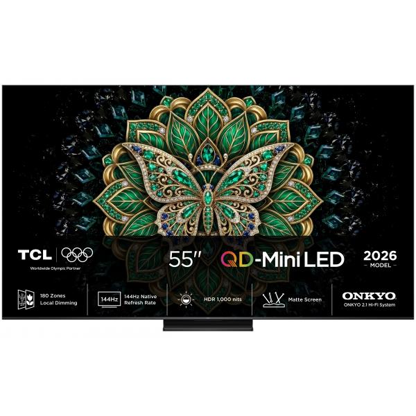 Tcl TVC QD MINILED FALD 55 UHD 4K 144HZ ONKYO 2.1 40W5901292531607