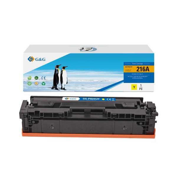 Toner G&g Hp W2412a(216a) Y 850 Pag