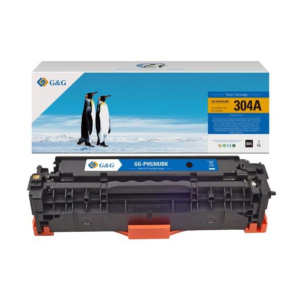 Toner G&g Hp Cc530a/ce410x/cf380x K Crg118bk/crg718bk/crg318bk 3500 Pag