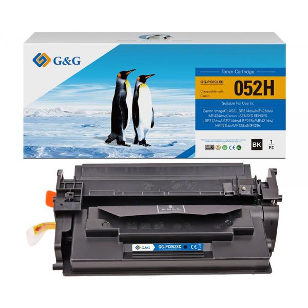 Toner G&g Can 052h K 9000 Pag