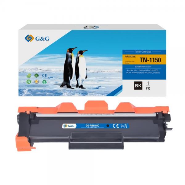 Toner G&g Br Tn1150 K 1000 Pag
