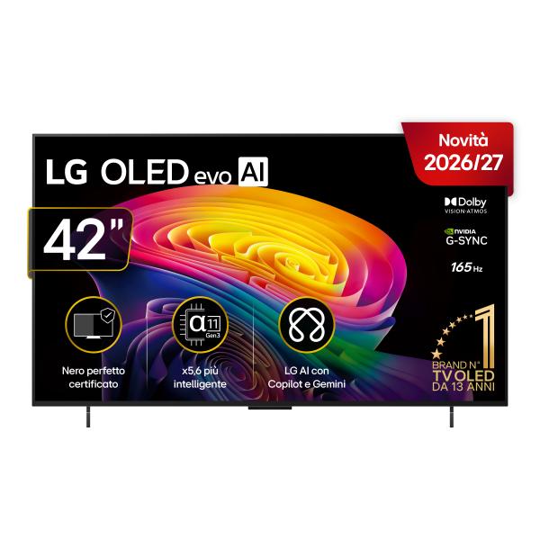 Lg OLED42C65LA.API TVC LED 42 OLED SMART A11 AI HDR10 WIFI 4HDMI 2USB DOLBY VISION TEL PUNTATORE 8806096762097