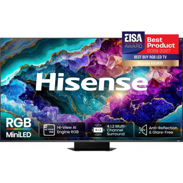 Hisense 65UR9S TVC LED 65 RGB MINILED SMART HDR10+ 180HZ 4000 NIT DOLBY VISION ATMOS P.CENTRALE 6942351436241