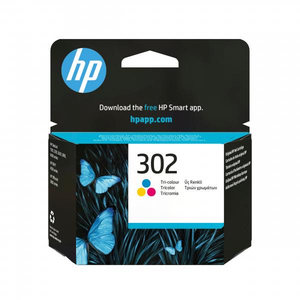 Ink Hp 302 F6u65ae Cmy 4ml