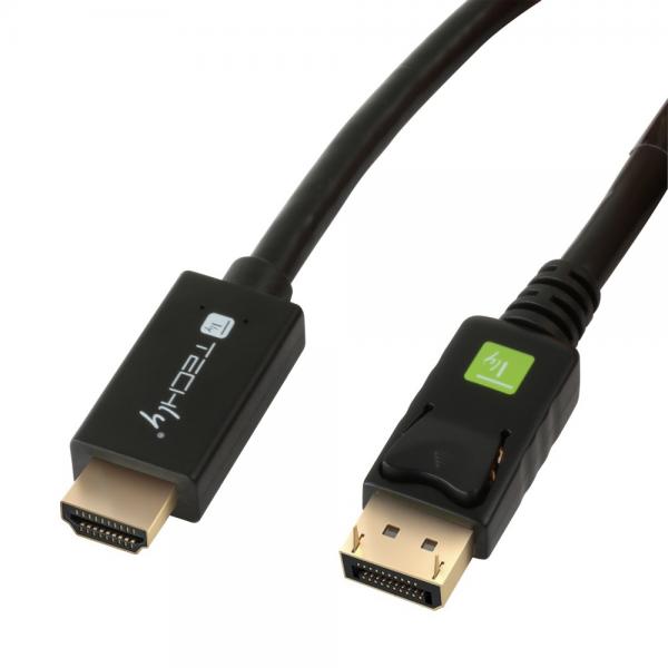 Techly Cavo Convertitore da DisplayPort 1.2 a HDMI 4K 3 metri