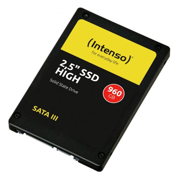 INTENSO SSD INTERNO HIGH 960GB 2,5 SATA 6GB/S R/W 520/480 - immagine prodotto