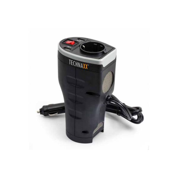 Technaxx TE13 Universale Nero Accendisigari Auto (Technaxx - DC tll AC strÃ¸mven - Immagine 2