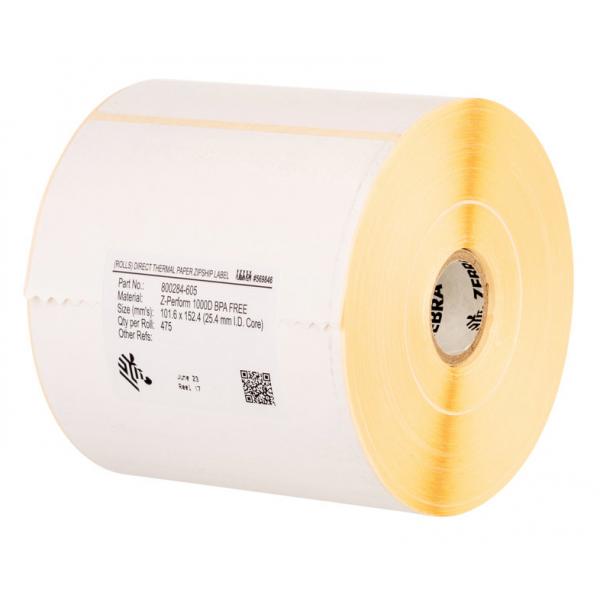 Etichette Zebra Z-perform Conf 4pz 105 Mm Width X 148 Mm Lunghezza