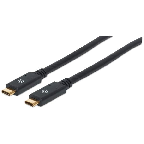 Manhattan Cavo USB 3.2 Gen 1 SuperSpeed USB-C™ Maschio/Maschio 2m Nero