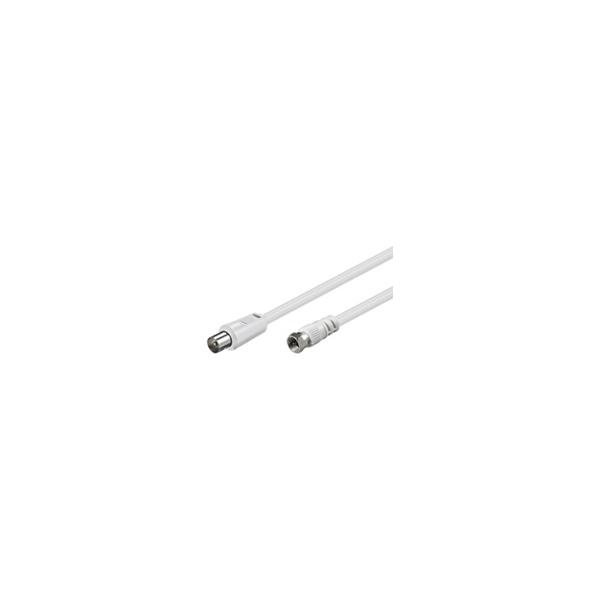 Goobay Cavo Antenna TV F/IEC M/M 1,5 mt