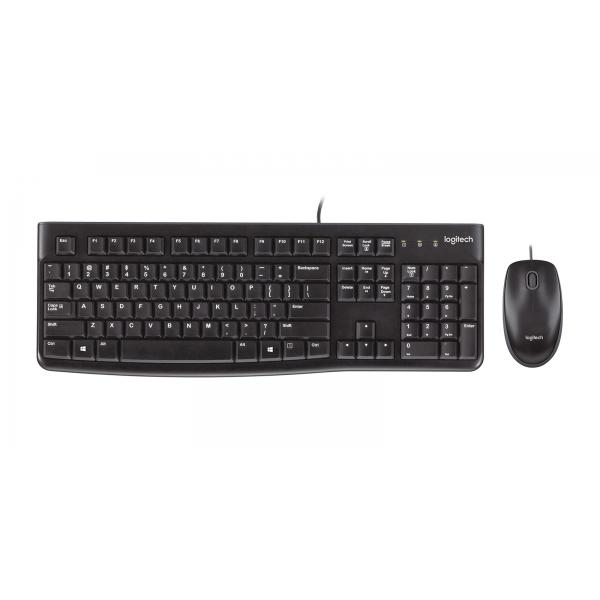 Logitech Mk120 Tastiera E Mouse Usb
