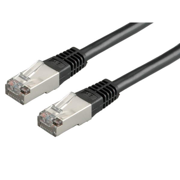 Cavo Rete S/ftp Cat.6 3mt Nero Doppia Schermatura