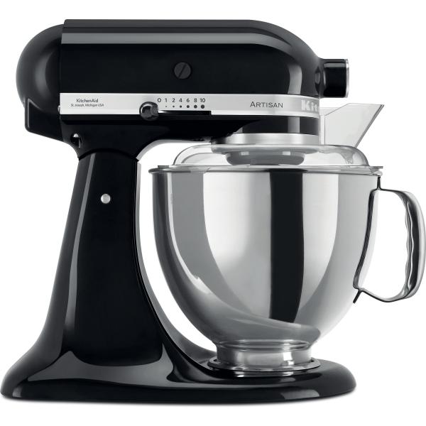KITCHENAID 5KSM175PSEOB IMPASTATRICE PLANETARIA, 300 W, capacità ciotola 4,7 l, NERO ONICE