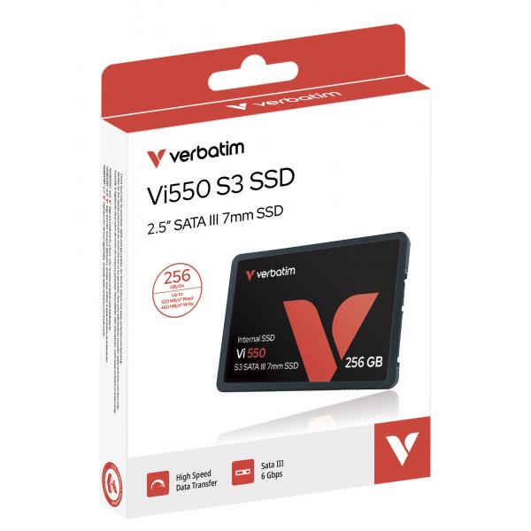VERBATIM SSD VI550 256GB 2,5 SATA3 560/535 MB/S - immagine prodotto