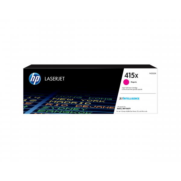 HP TONER 415X, MAGENTA LASERJET M454/M479, 6.000 PAG - immagine prodotto