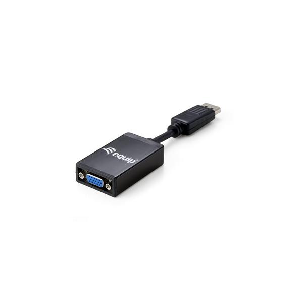 Adattatore Dp-vga 2k M/f Bk 1920x1080 @60hz Con Cavo 0,15mt