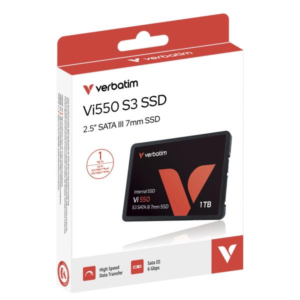 VERBATIM SSD INTERNO VI550 1TB 2,5 SATA 6GB/S R/W 520/400 - immagine prodotto