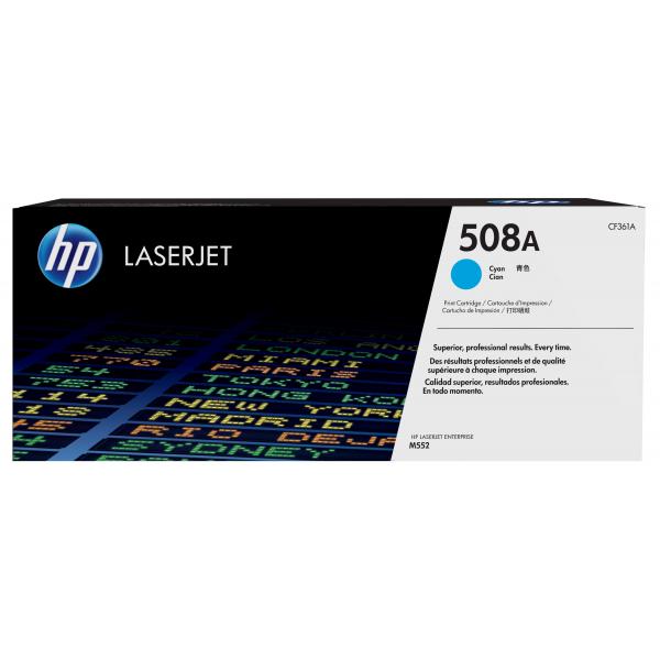 HP TONER CIANO 508A 5000 PAGINE PER M552/M553/M577 - immagine prodotto