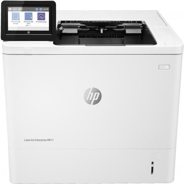 HP STAMPANTE LASER A4 B/N, LASERJET ENT M611DN, 65PPM, FRONTE/RETRO, USB/LAN - immagine prodotto