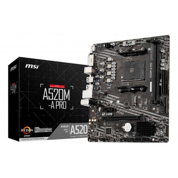 Msi A520m-a Pro Scheda Madre Am4