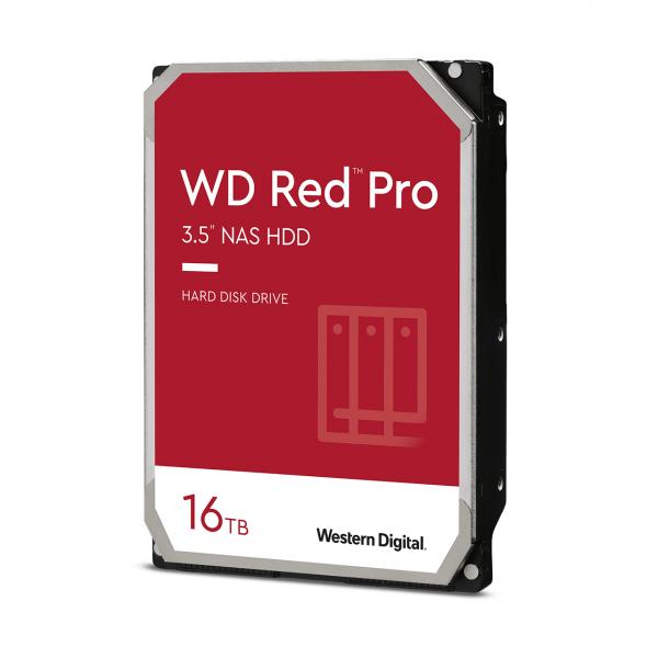 WESTERN DIGITAL HDD RED PRO 16TB 3,5 7200RPM SATA 6GB/S BUFFER 512MB - immagine prodotto