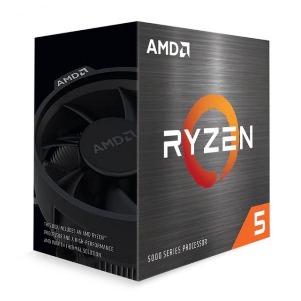AMD CPU RYZEN 5, 5600X, AM4, 3.70GHz 6 CORE, CACHE 35MB, 65W PIB - immagine prodotto