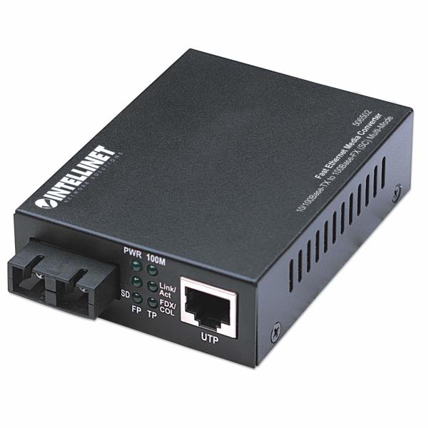 Intellinet Convertitore RJ45 - Fibra SC Multimodale