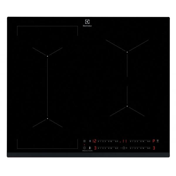 Electrolux EIL63443 Piano Cottura a Induzione 4 Fuochi 60 cm (Nero)