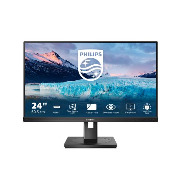 MON 23.8IPS HDMI DP USBC MM PHILIPS 243S1/00 PIVOT USB - immagine prodotto