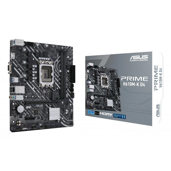 Asus Prime H610m-k Scheda Madre Intel Ddr4